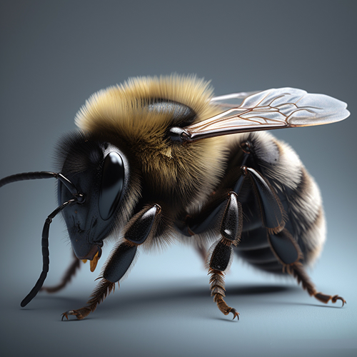 Three types of bees - Displayed in lightbox on click - multiple images as slider + margin