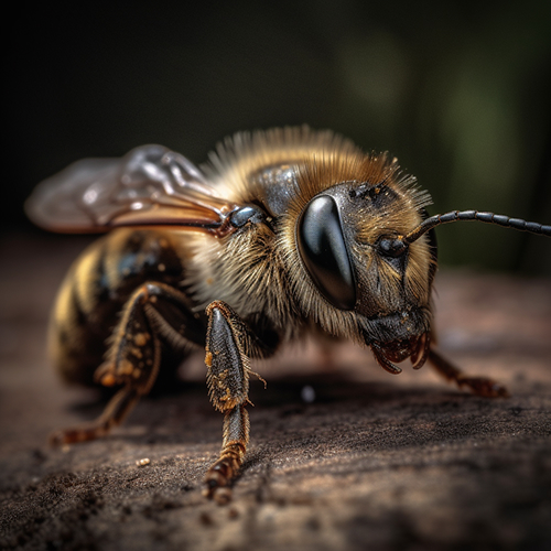 Three types of bees - Displayed in lightbox on click - multiple images as slider + margin